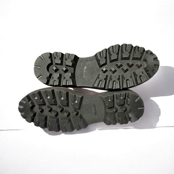 🌻NEW Madewell Citywalk Rusted Burgundy Leather Lugsole Lace-Up Boot Size 7.5 - Picture 10 of 11